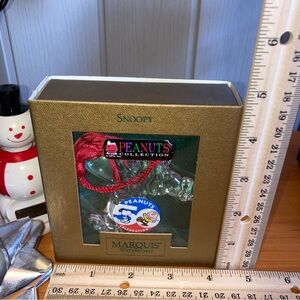 Snoopy Ornament Waterford 50th Anniversary